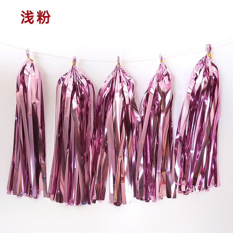 Fijación de papel al por mayor 5 / paquete de cinta de color tirar de flores decoración de la habitación de bodas suministros de fiesta europeos y estadounidenses