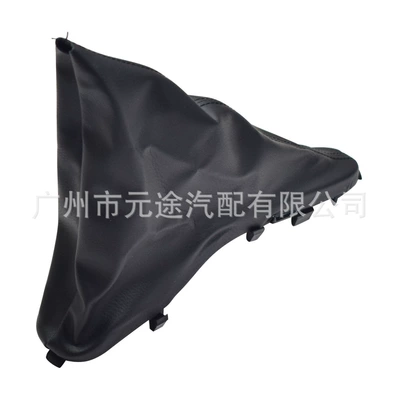 Suitable for BMW mini Cab and accessories - sk-mini16-black-leather-and-black-wire-handbrake-cover