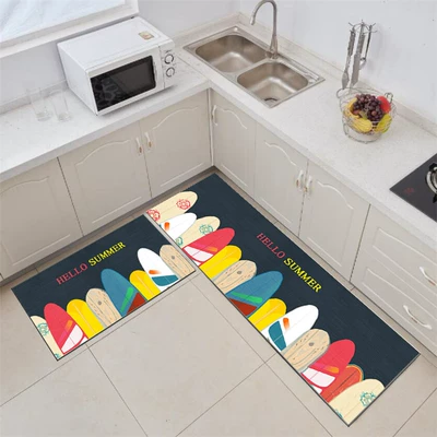 Avtomobil döşəmə paspasları Live Broadcast Mats Printed Cute - multi-branch-colorful-40x-60cm-one-piece