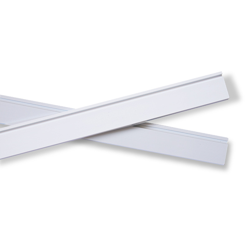 Perfil de extrusión de plástico PVC varilla de plástico blanco extrusión de PVC perfiles de extrusión de dibujo procesamiento personalizado