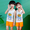 Summer children's vest for boys, cotton sports set sleevless, children's clothing, wholesale