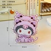 Cute acrylic universal children's pens holder, capacious stationery for elementary school students, storage box