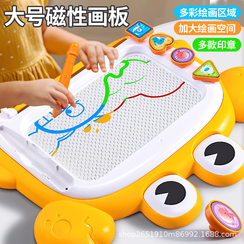 Tablero de dibujo magnético para niños transfronterizo Tablero de escritura para el hogar Tablero de dibujo de pintura para bebés El graffiti puede eliminar juguetes para bebés