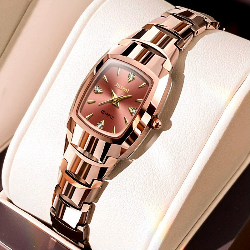 Olytime Women's Quartz Watch, Tungsten Steel, Waterproof