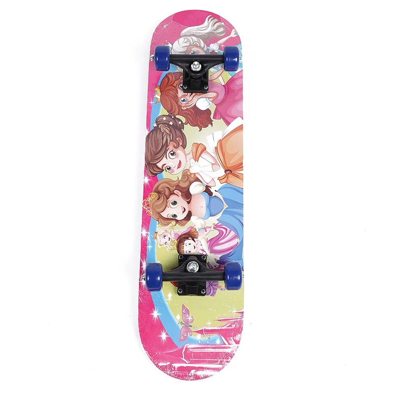Двусторонний скейтборд с двумя изогнутыми концами, детский четырехколесный автомобиль на четырех колесах, для начинающих