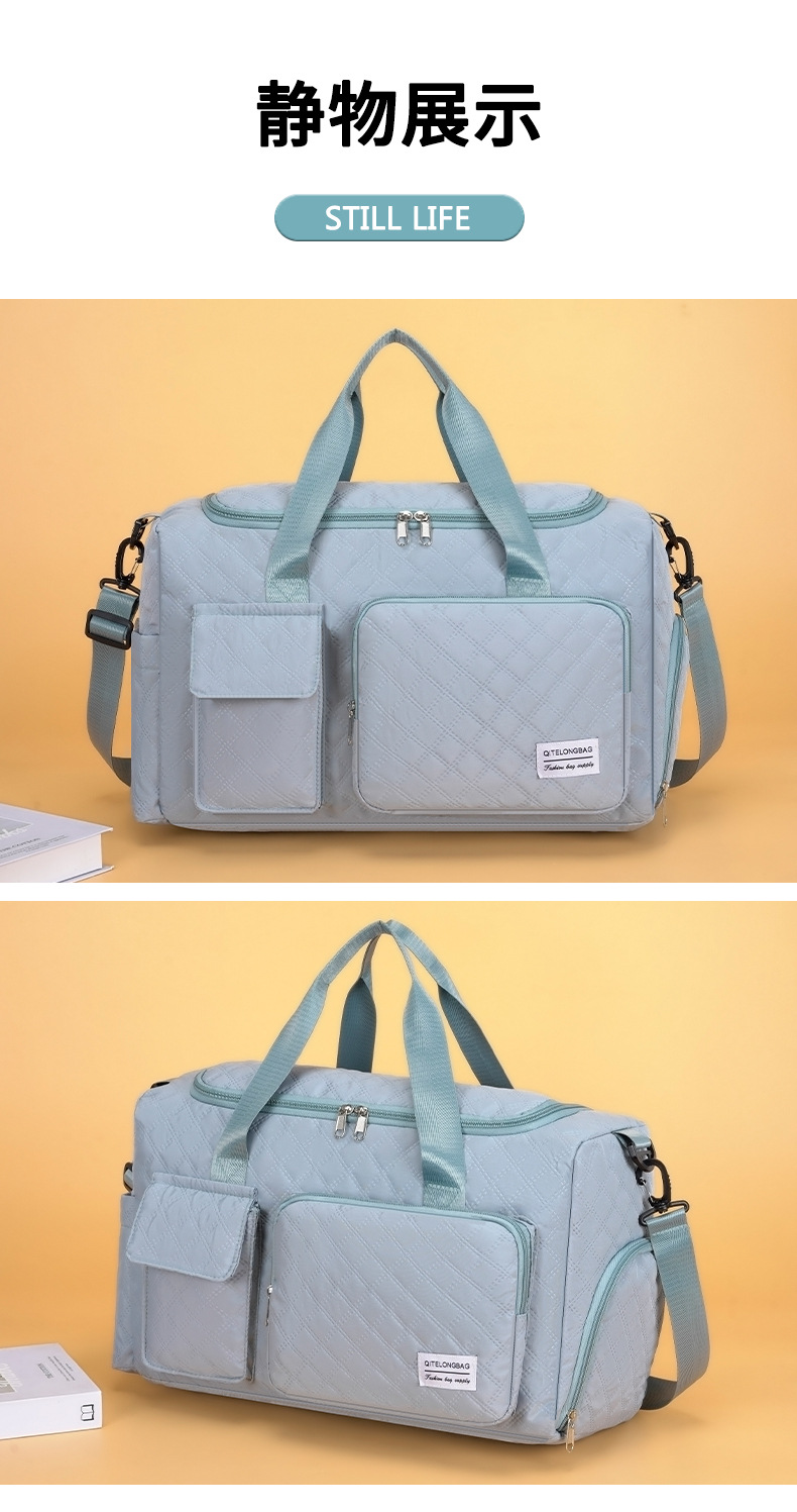 2026 New Style Fashion Outdoor Camping Multifunctional Large Capacity Portable Handheld Cross-Border Hot-Selling Washable Luggage Bag