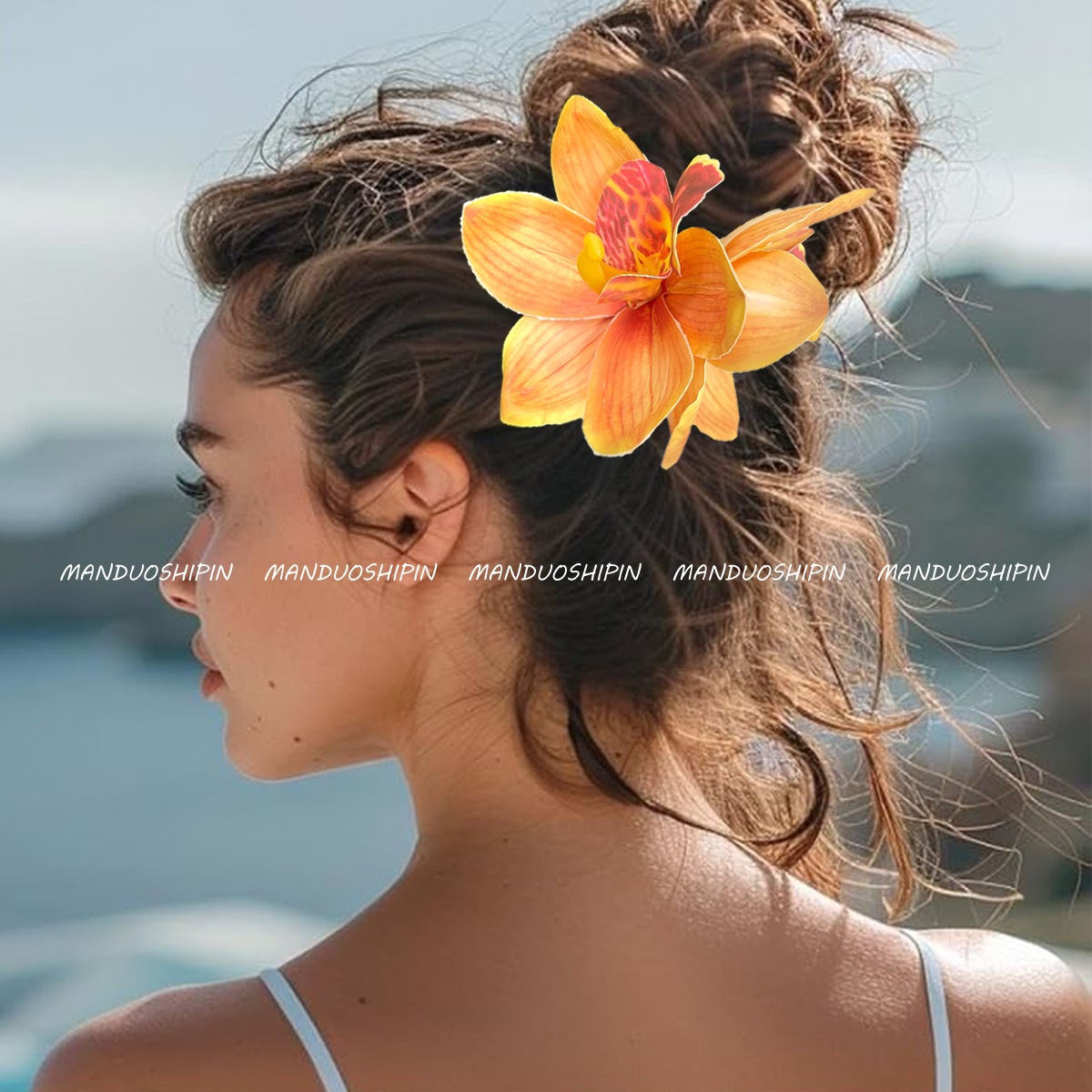 30g Weight Hair Sticks, Hair Tie, Insert comb Hair Accessories Type 1 Piece Quantity Holiday, Tea Party Occasion Cloth Material Flower Pattern All Seasons Season Women's Gender Pastoral Style Pastoral Women's Flower Cloth Hair Sticks Hair Tie Insert Comb 12