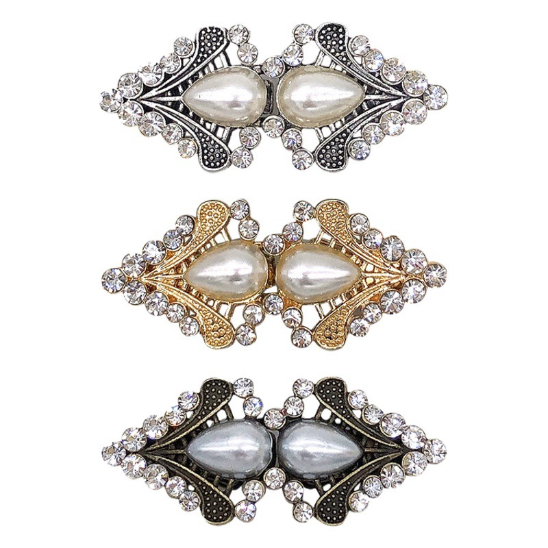 С зажимом новый свитер со стразами зажим из сплава плащ пряжка