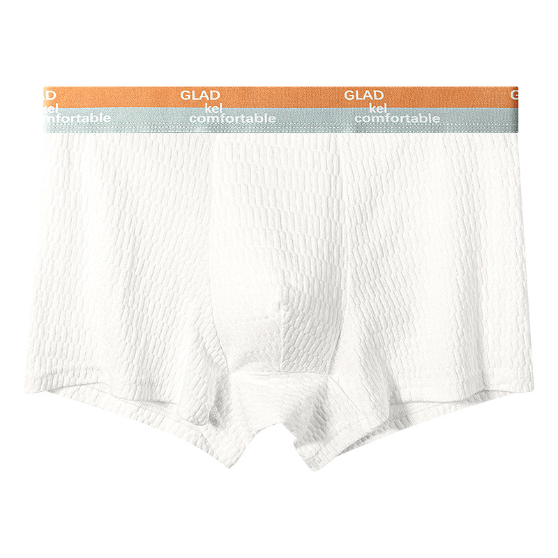 Ropa interior para hombres Pantalones bóxer antibacterianos de algodón para hombres Pantalones bóxer transpirables de algodón para adolescentes Pantalones cortos para niños Pantalones cortos para la cabeza Verano
