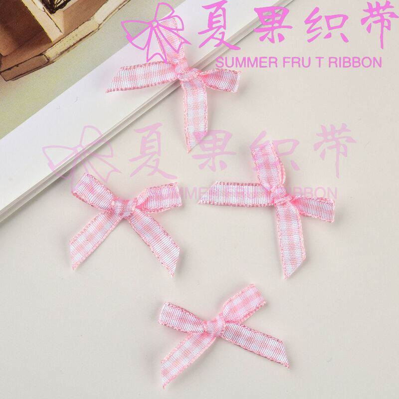 Korean-style Clear Plaid Hand Knot Underwear Accessories Small Bowknot Clothing Accessories Accessories Gift Box Packaging Ribbon Knot Korean-style Clear Plaid Hand Knot Underwear Accessories Small Bowknot Clothing Accessories Accessories Gift Box Packaging Ribbon Knot