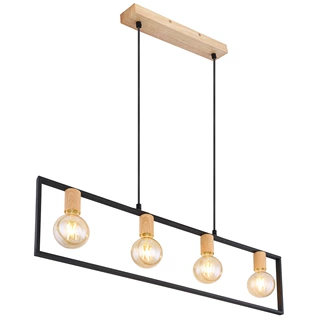 E27简约哑黑吊灯可旋转方便安装GU10吊灯灯泡跨境专供工厂定制吊