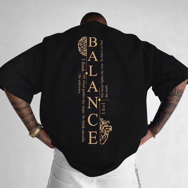 2026 Cross-Border Men's Graphic Short Sleeve T-Shirt Gothic Letter Print Round Neck T-Shirt Top Streetwear 2026 Cross-Border Men's Graphic Short Sleeve T-Shirt Gothic Letter Print Round Neck T-Shirt Top Streetwear