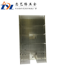 工厂现货供应电子散热器铝合金CNC加工铝型材固态继电器电子散热