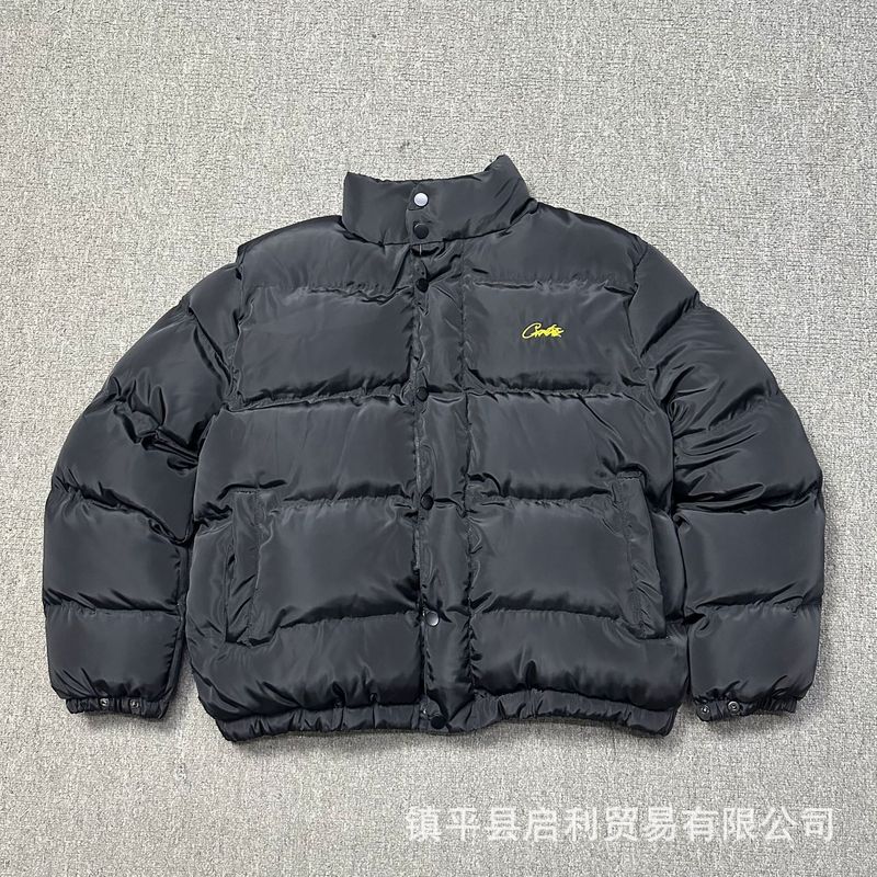 卸売りの悪魔島のアメリカの街頭の帽子の綿の服の小さい標準の刺繍のINSの潮の冬の厚い保温のオーバーのパンの服|undefined