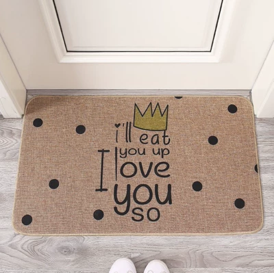 wear-resistant bathroom mat, Avtomobil döşəmə paspasları - love-4060cm-linen