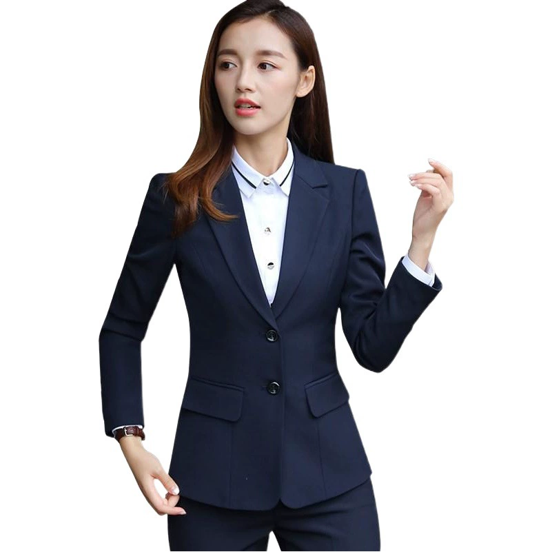 Весна и осень новый пиджак женский формальный костюм черный маленький костюм женский студент колледжа интервью Деловая одежда Комбинезоны