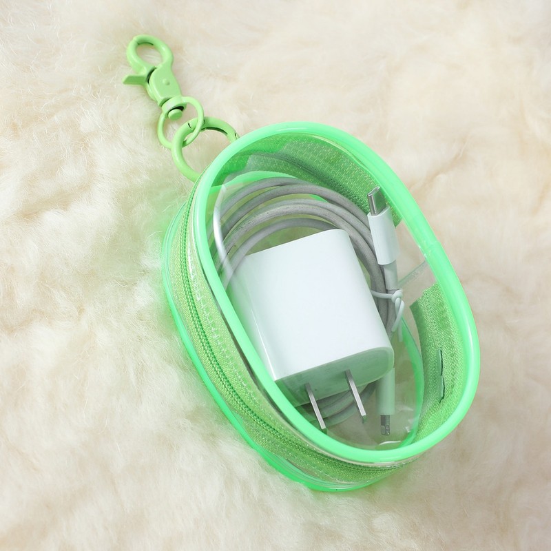 バブルマート子供用バッグ、おもちゃ収納バッグ、データケーブル収納、透明バッグ、ミニコンパクト、斜め掛け、フィギュア、おもちゃ|undefined