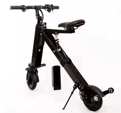 Qatlanan elektrik skuterlər Folding Scooter, Small - black
