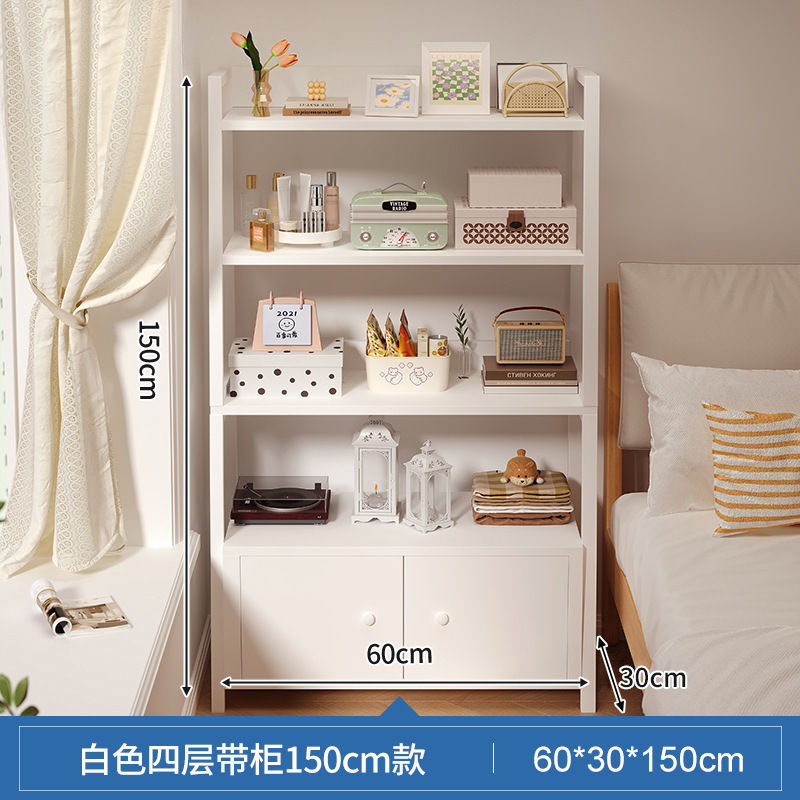 Estante junto a la cama, armario de almacenamiento junto a la cama, armario de almacenamiento, estantería de piso a techo, dormitorio doméstico, estante de exhibición de estantería multicapa