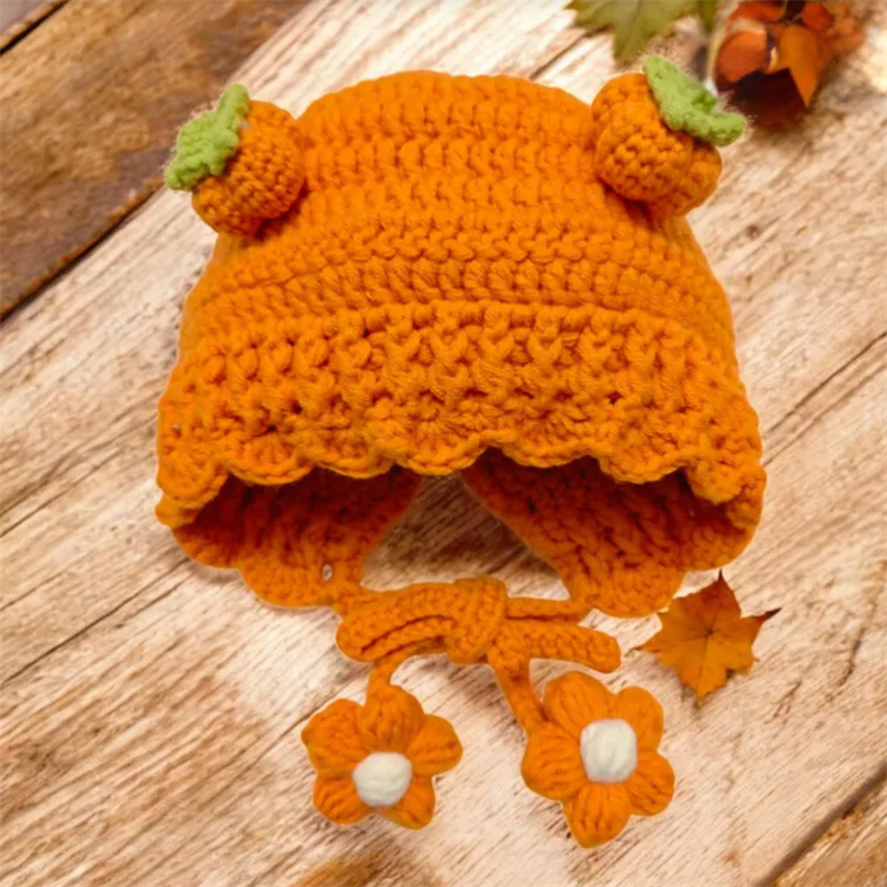 호박 꽃 모자