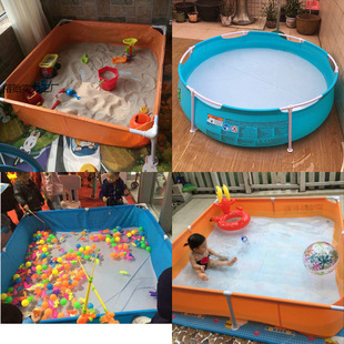 Thickened Bracket Pool, Stall, Fishing Pool, Fish Pond, Children's Paddling Pool, Home Swimming Pool, Toy Sand Pool