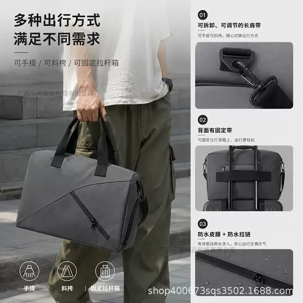 Waterproof Travel Sports Unisex Bag 2026 New Style Casual Versatile Handbag Crossbody Fitness Commuting Shoulder Bag