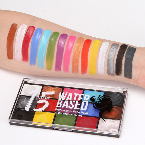 New cross-border 15-color water-based face paint body painting face paint set children's face painting pigment quick-drying