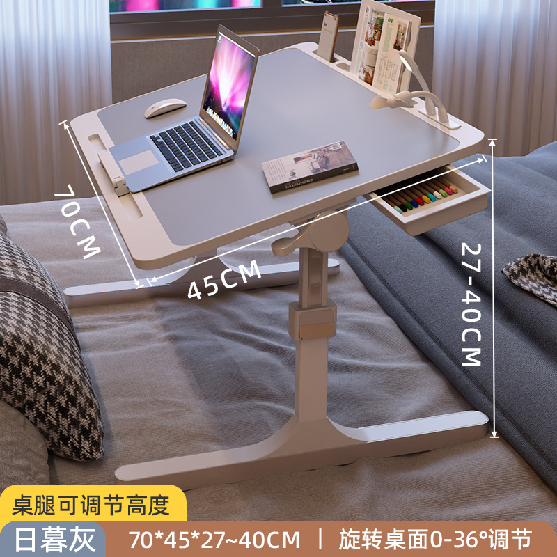 折り畳み可能な昇降ベッドの小さなテーブル家庭用学習机シンプルな寝室のコンピュータの窓の寮の学生の小さなテーブル|undefined
