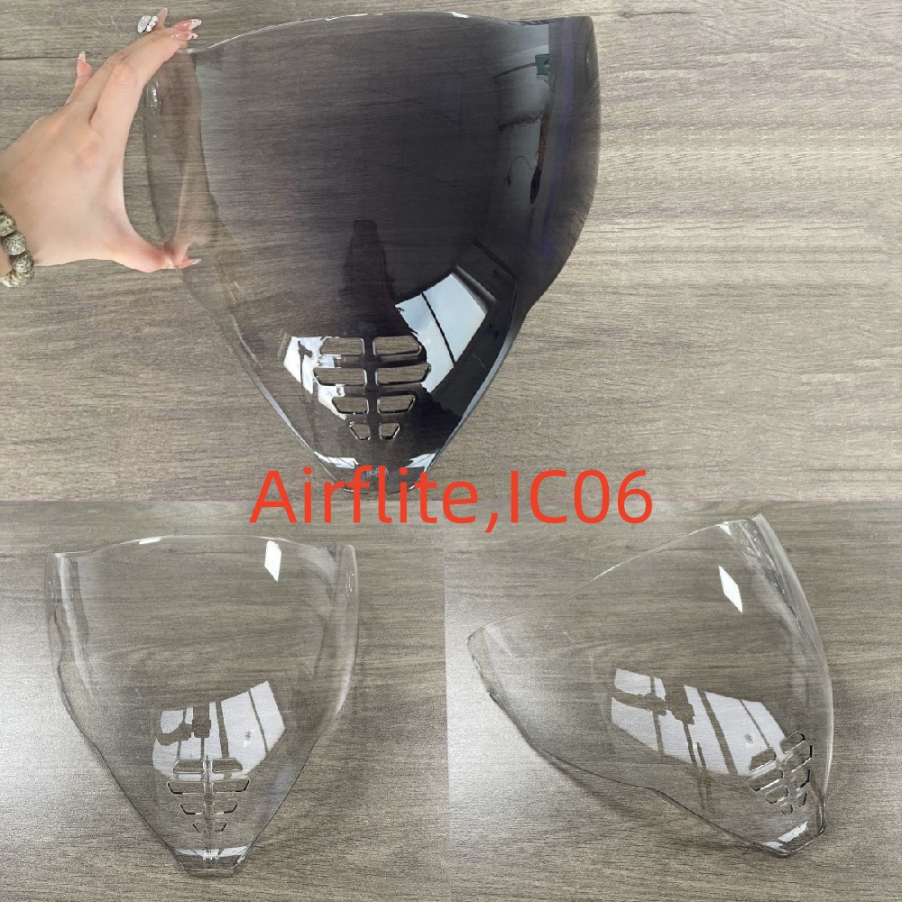 Ghost Face Helmet Lens Adapted to Motorcycle Helmet Airflite Mirror Ic06 Hd Lens Helmet Accessories