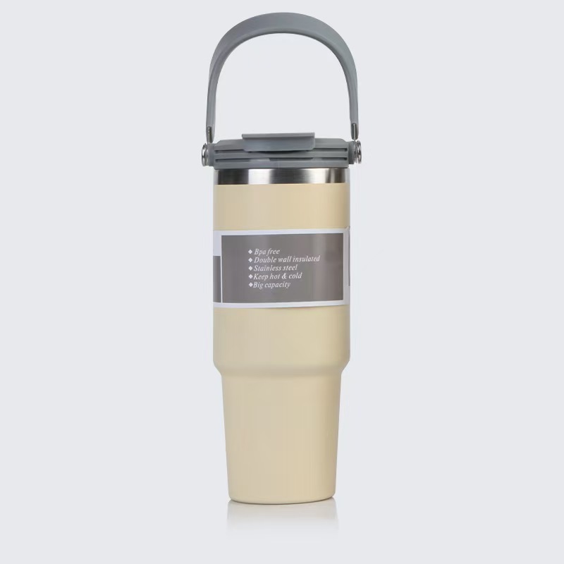Taza de coche portátil de bebida simple/doble americana Taza de vacío de acero inoxidable Taza de hielo portátil para coche al aire libre Nuevo