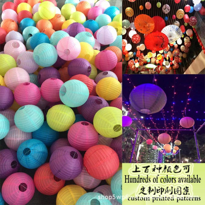 Colorful Paper Lanterns Chinese Decoration Wedding Peace and Joy Banquet Photo Props Folding Lantern Decoration Colorful Paper Lanterns Chinese Decoration Wedding Peace and Joy Banquet Photo Props Folding Lantern Decoration