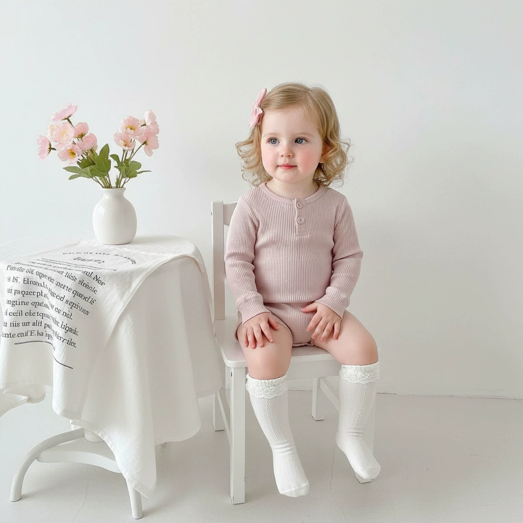 Children's bodysuit, autumn long-sleeve for new born, overall, pijama