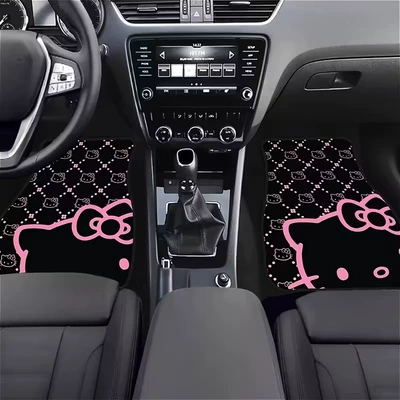 Decorative Foot Pads, Dirt-Resistant, Customizable – Universal Foot Pad - universal-four-piece-car-floor-mat-set-4-2-pieces-4468-2-pieces-3344