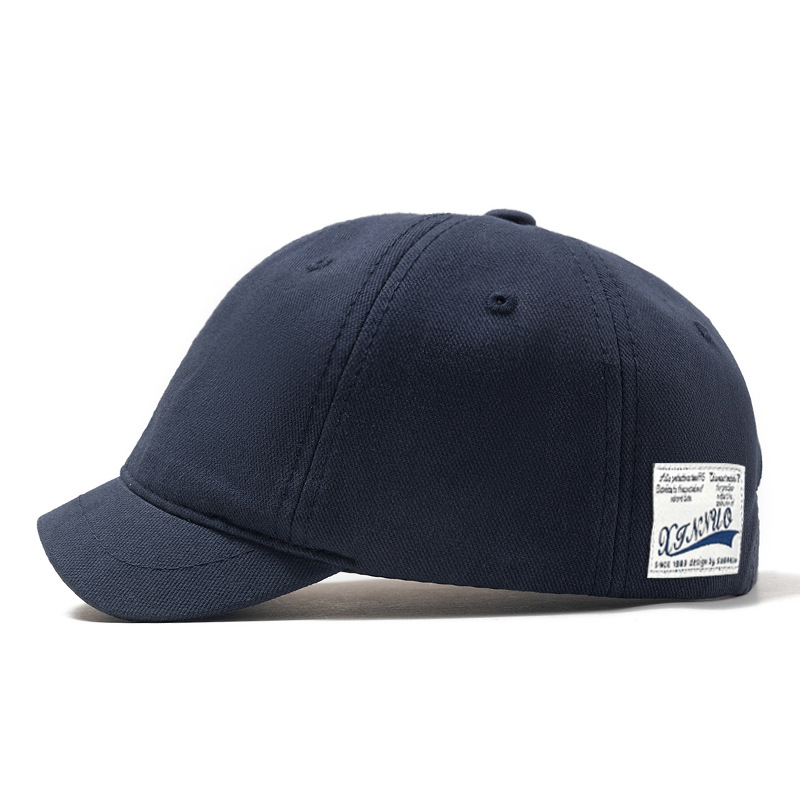 Kurze Krempe Baumwolle Baseball mütze Männer Frauen Papa Hut verstellbare Trucker-Stil Low Profile Vintage Street Caps – Detail 7