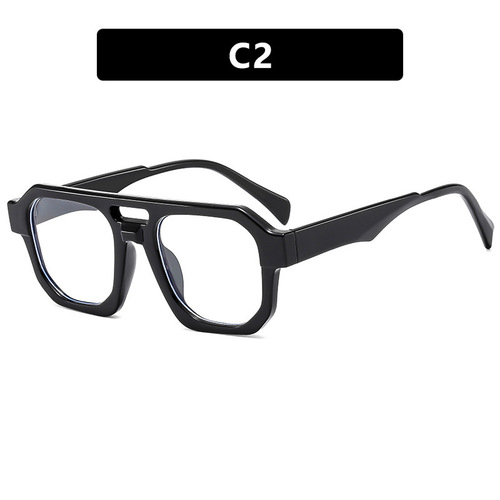 Retro double bridge aviator sunglasses cross-border  new style sunglasses anti-UV casual sunglasses for men