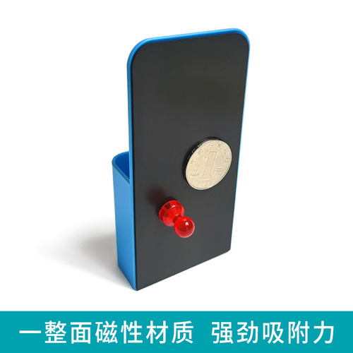 Magnetic Pen Holder Storage Box Wholesale Creative Multifunctional Plastic Children's Pen Bucket Magnetic Office Display Stand