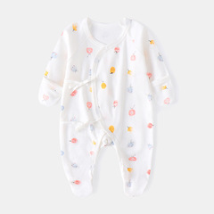 Newborn baby clothing package, hands and feet all-in-one suit, baby hand protector, socks and foot cover, crawling suit, one piece for wholesale.