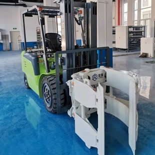 Electric Clamp Forklift Pusher Refrigerator Steel Pipe Paper Roll Scrap Round Clamp Soft Clamp Rotary Clamp Stacker