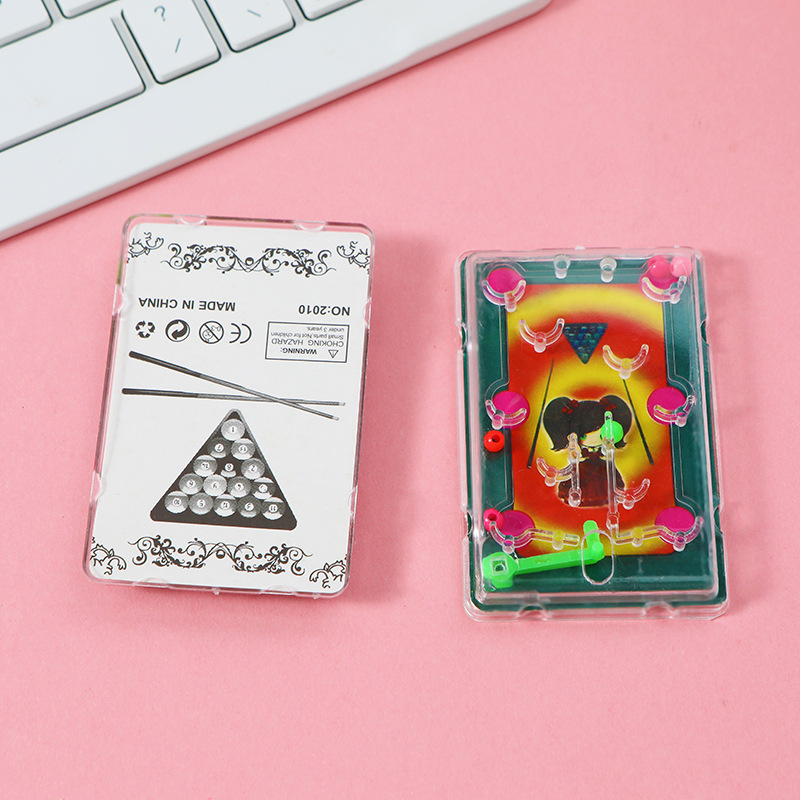 Nuevos niños mini dibujos animados personajes tablero de martillo juguetes creativos puntuación máquina de juegos de mano creativa juguetes