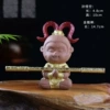 Red Tao Mei Monkey King quietly does not contain a golden hoop stick