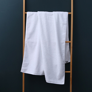 500g lengthened thickened bath towel pure cotton five-star hotel hotel bath towel cotton wholesale extra large absorbent white 180