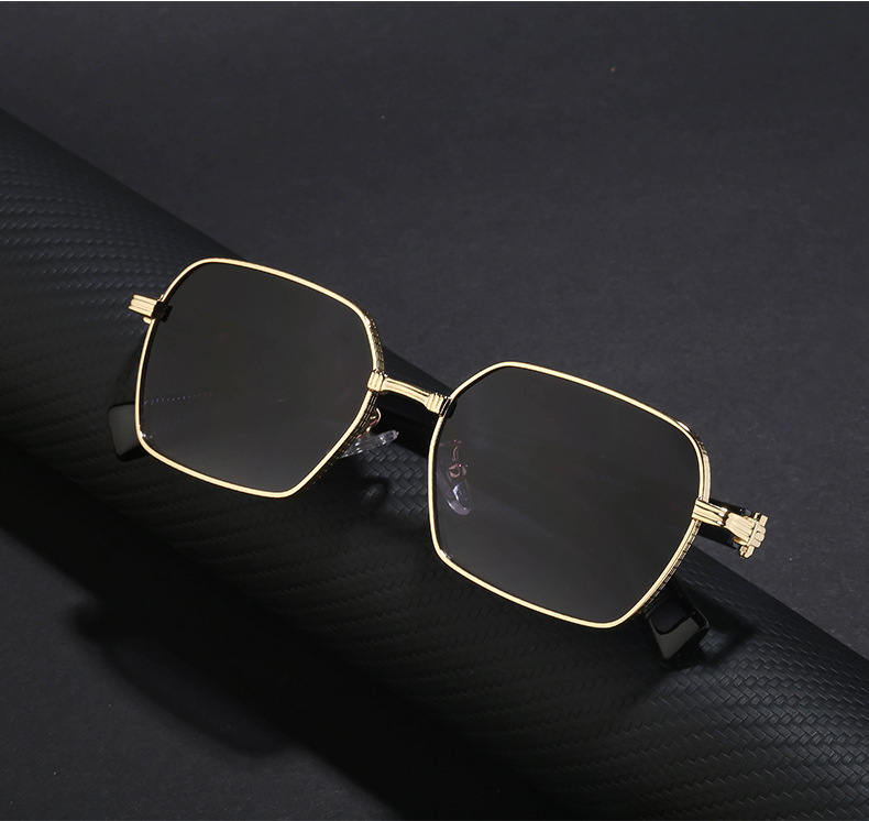 Men's Fashion Geometric Square Sunglasses display picture 6