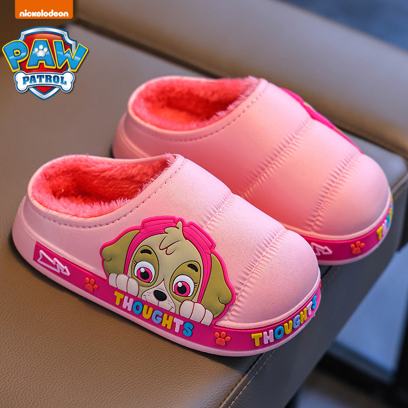 Zapatillas para niños de verano para niños de interior, zapatillas de algodón para niños antideslizantes, impermeables para niños