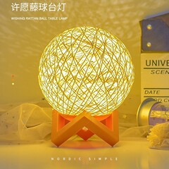 国境を越えた売れ筋ラッカーボール LED ナイトライト暖かい投影ムーンランプ USB 3 色テーブルランプ寝室のベッドサイド装飾ランプ