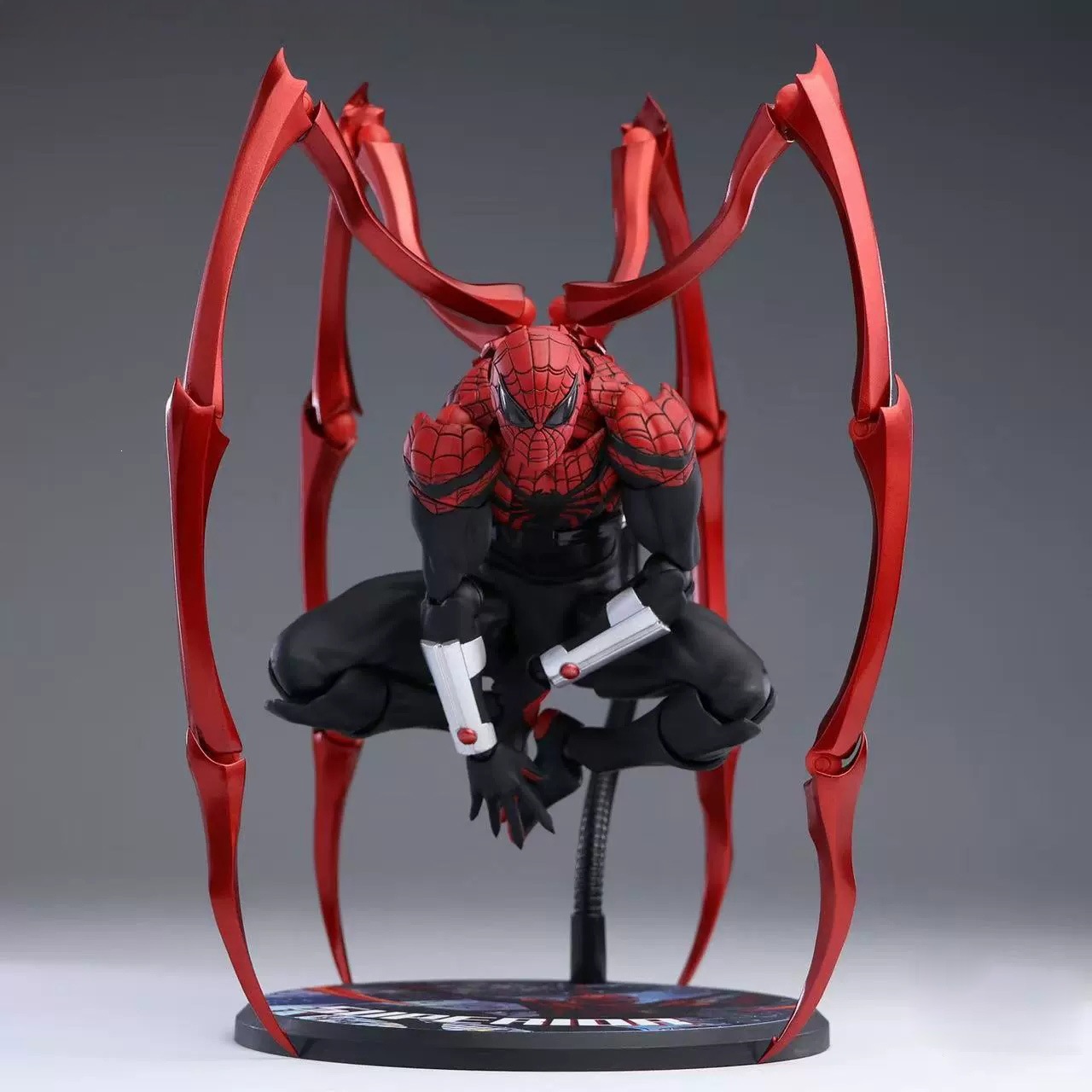 Neighbour Parker Spider-Man Black Venom Suit Articulated Parallel Universe Action Figure Model
