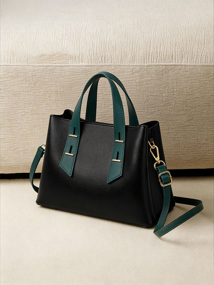 Bolsos para mujer 2026, nuevo estilo, bolso tote simple de gran capacidad, bolso cruzado para mujer, bolso de mano de cuero suave de alta gama