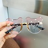 Children's sunglasses, fashionable glasses for boys, cartoon toy, flowered, 1 years, 2 years