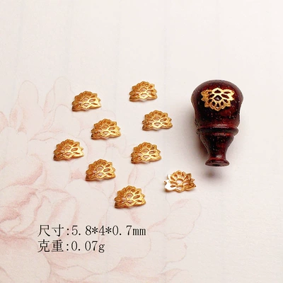 Bead Semi-finished Products, Zərgərlik ara hissələri - hollow-lotus