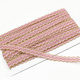 1.5cm Gold Silk Bilateral S-Shaped Wavy Lace Handmade Accessories Clothing Curtain Decoration Home Textile Lace Auxiliary Materials