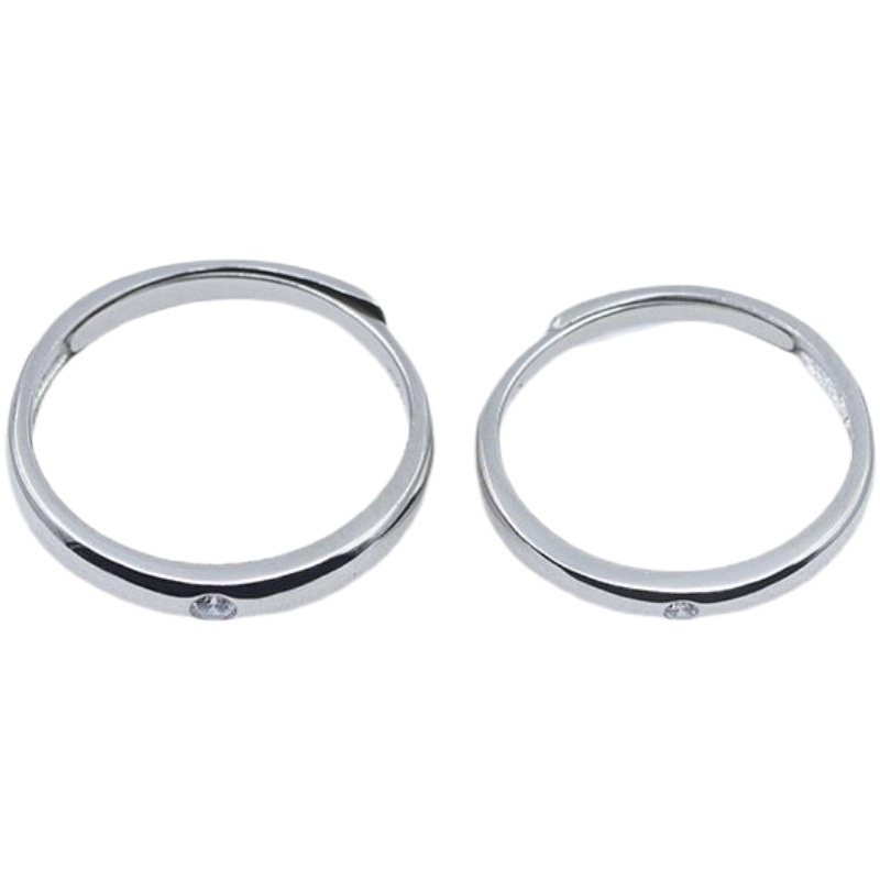 Yuguchi Yuto Nail Theater Edition Return Silver-Plated Impression Ring Same Style Sterling Silver Couple Ring Adjustable Alloy
